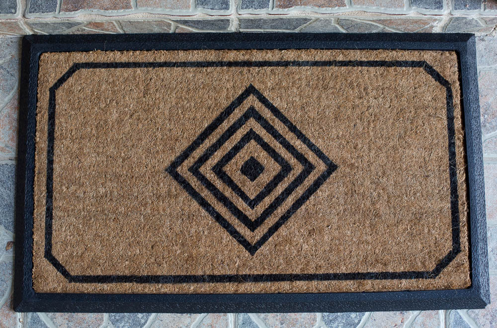 45 x 75cm Coir Diamond Door Mat