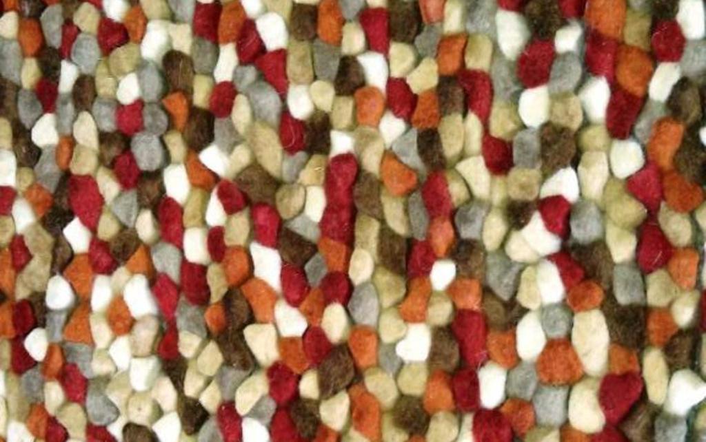 Jelly Bean Wool Rug Autumn 2 Sizes Premium Designer Hand Made