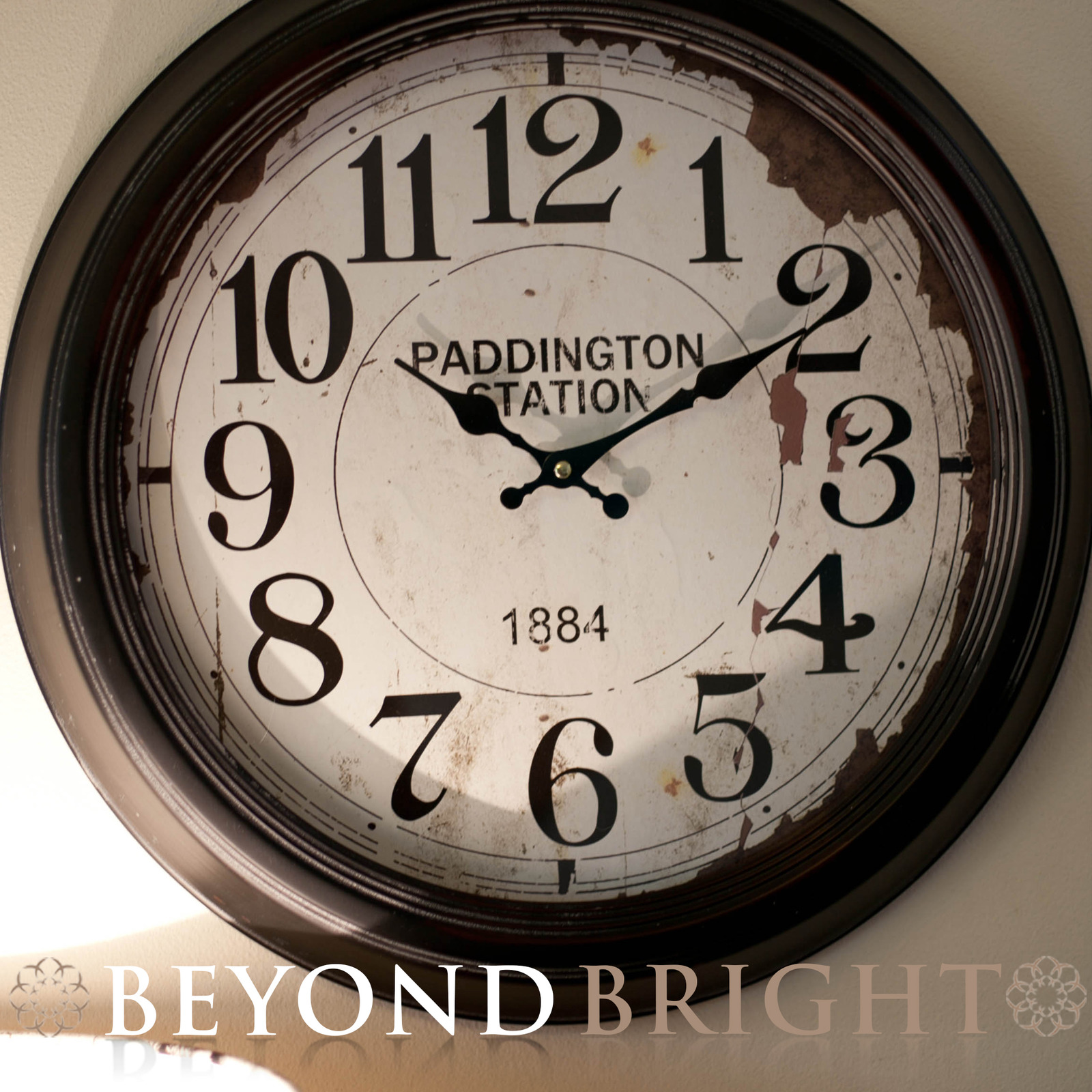 New Large Paddington Station Wall Clock Industrial Vintage Metal Glass