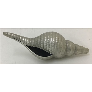 Lucy Aluminium Decorative Shell - Silver - 46cm