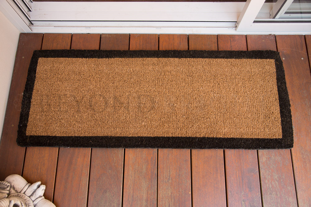 Long HONEY Coir Double Door Mat 45 x 120cm