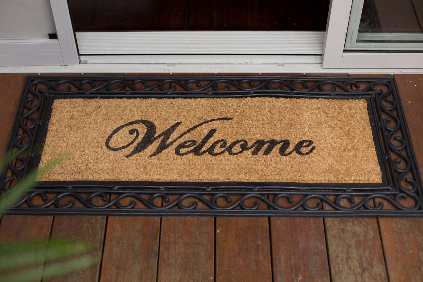 'Windsor' Long Scroll Rubber Double Door Mat 55 x 120cm