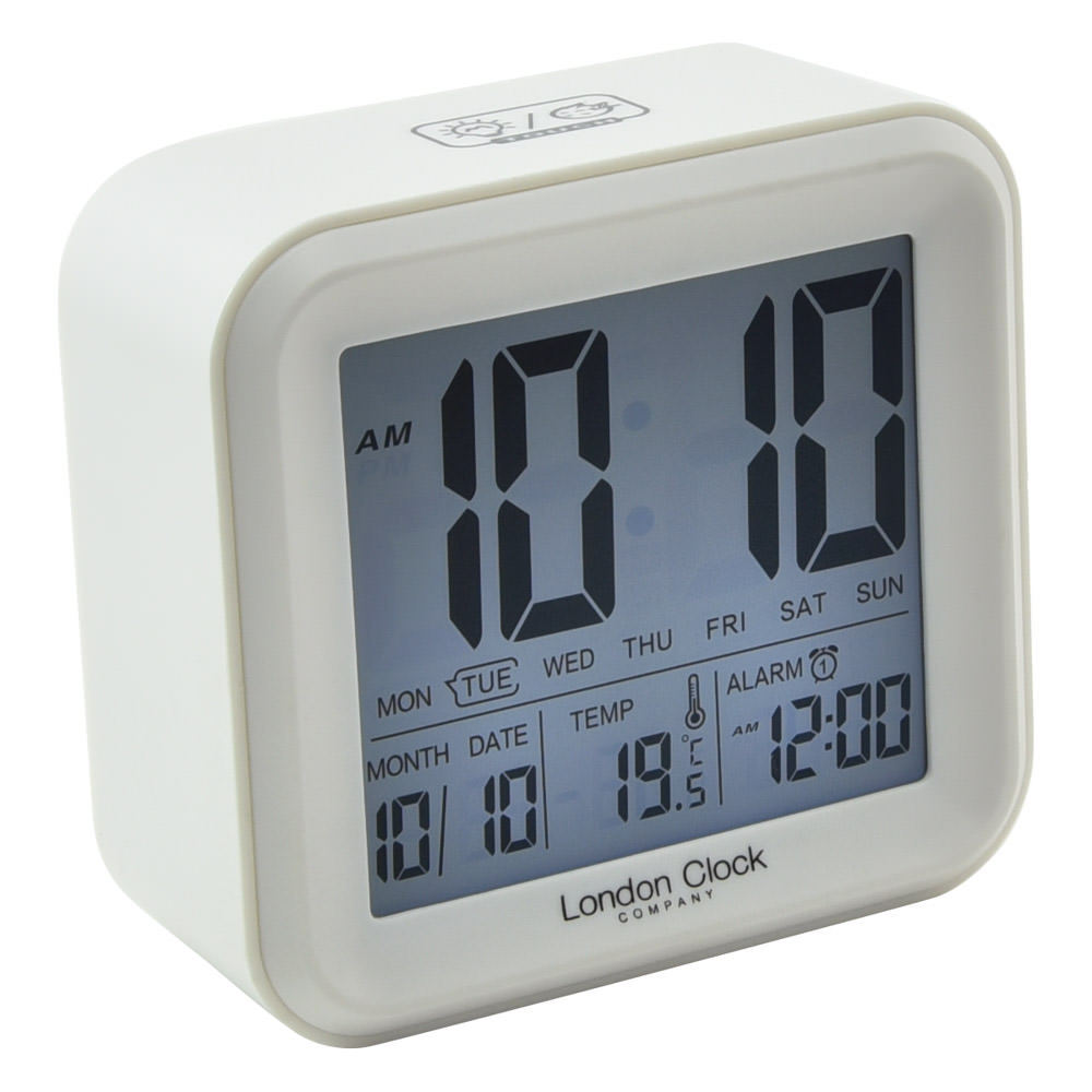 Free Shipping on London Clock Company Digital Alarm Clock Square