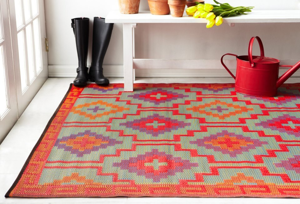 Lhasa - Orange and Violet - Indoor and Outdoor Plastic ...