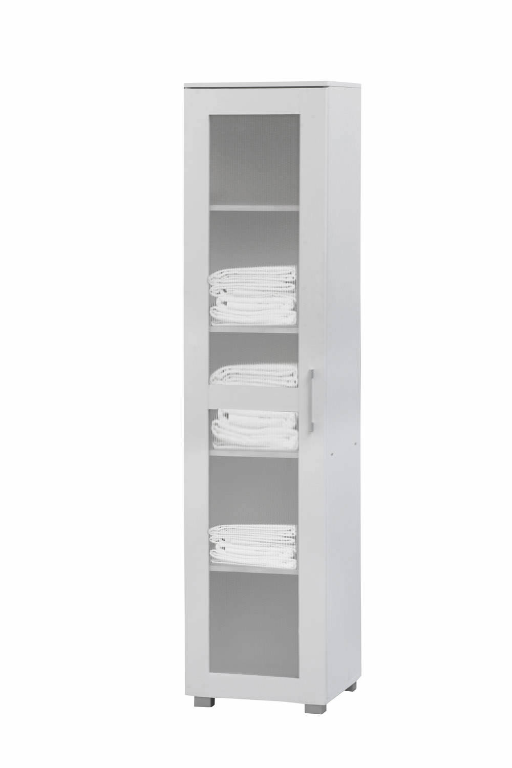 White single door store storage cabinet