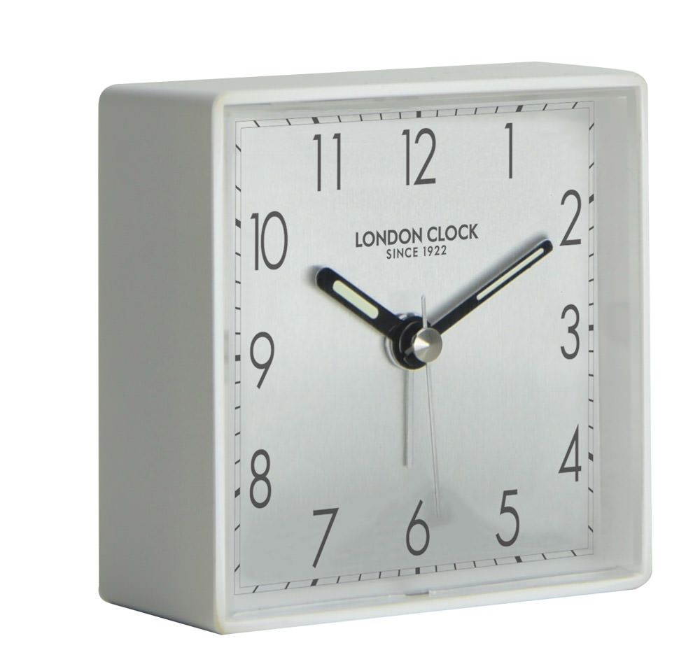 Free Shipping on London Clock Company Solitaire Alarm Clock, 8.5cm