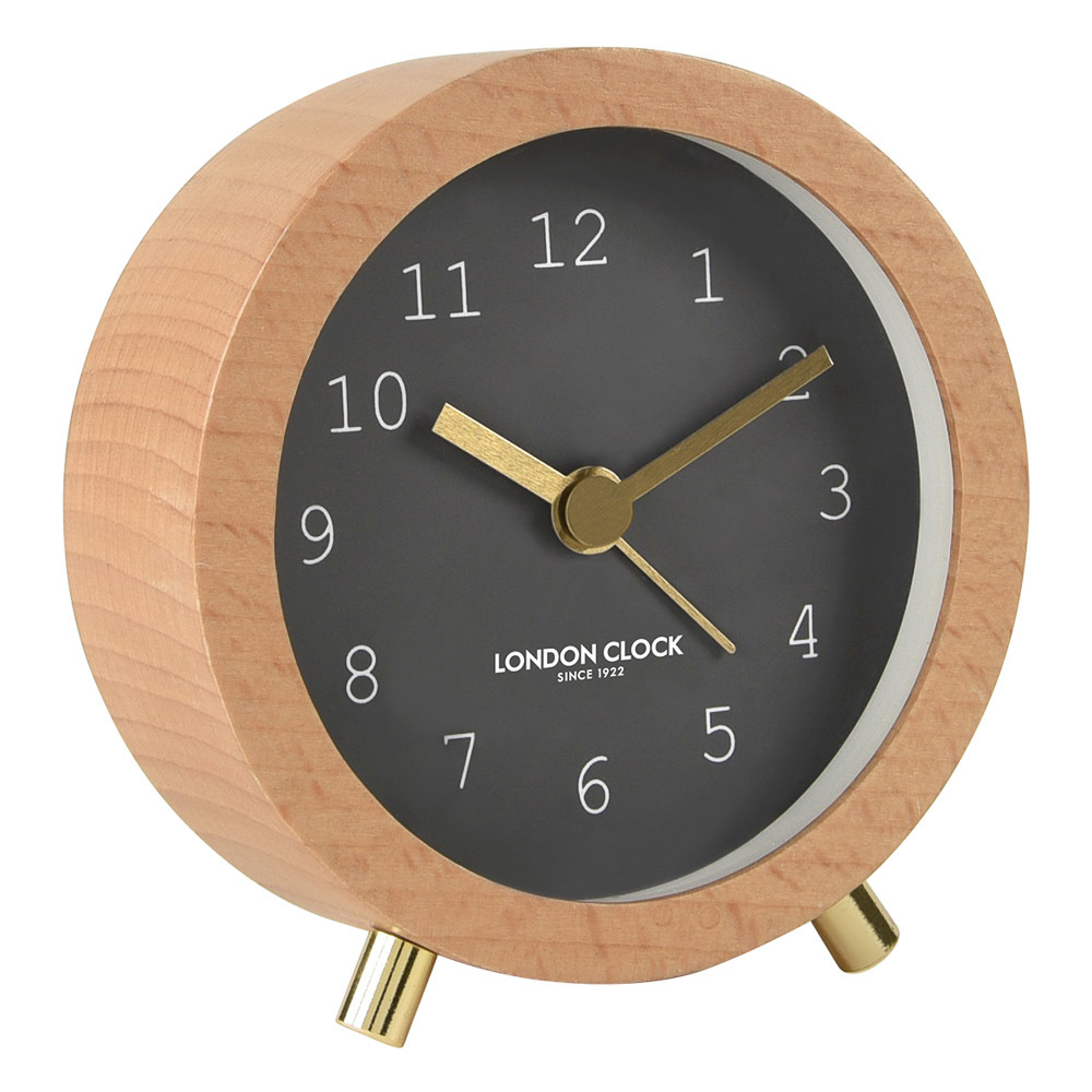 Free Shipping on Fredelig Cool Grey Alarm Clock by London Clock Company