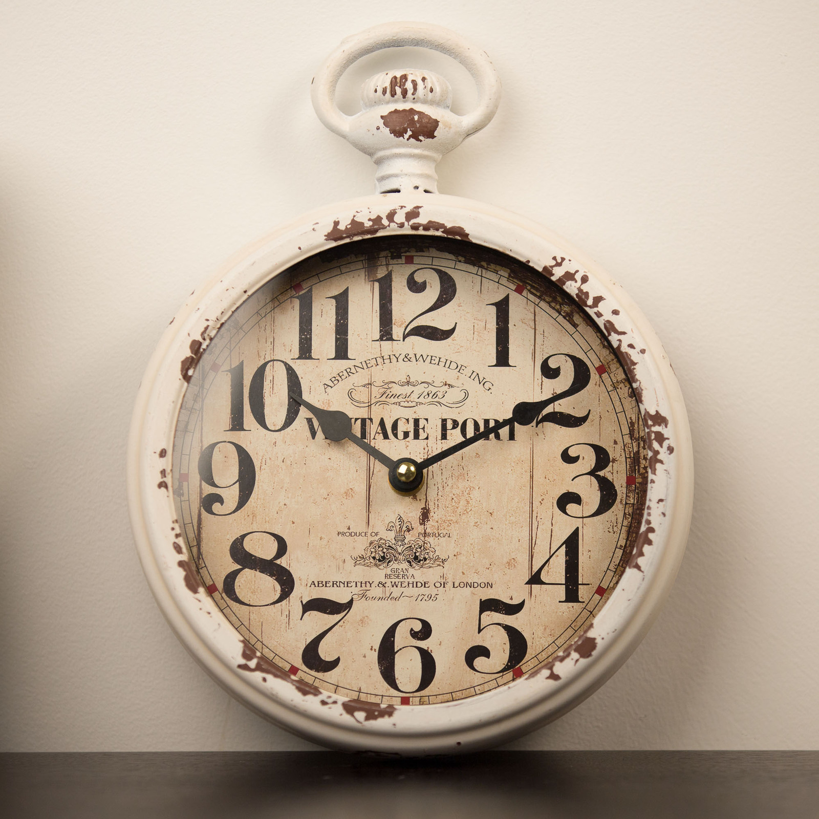 Industrial Clocks Wide Selection Of Australia 21cm Vintage Port Fob Wall Clok