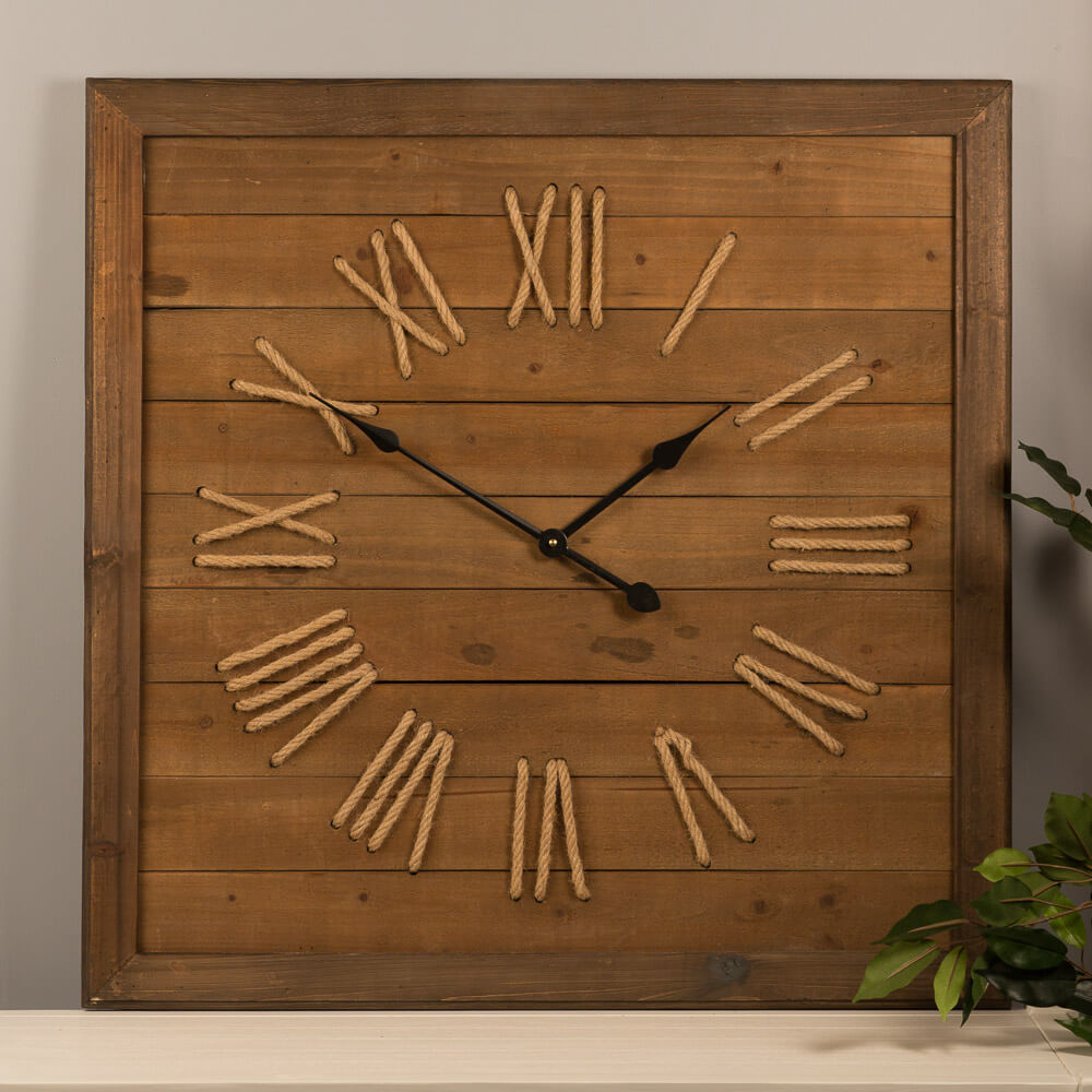 Wood Timber 12inch Square Vintage Wall large square wall clock 75cm fir timber industrial rustic Wood Timber 12inch Square Vintage Wall large square wall clock 75cm fir timber industrial rustic