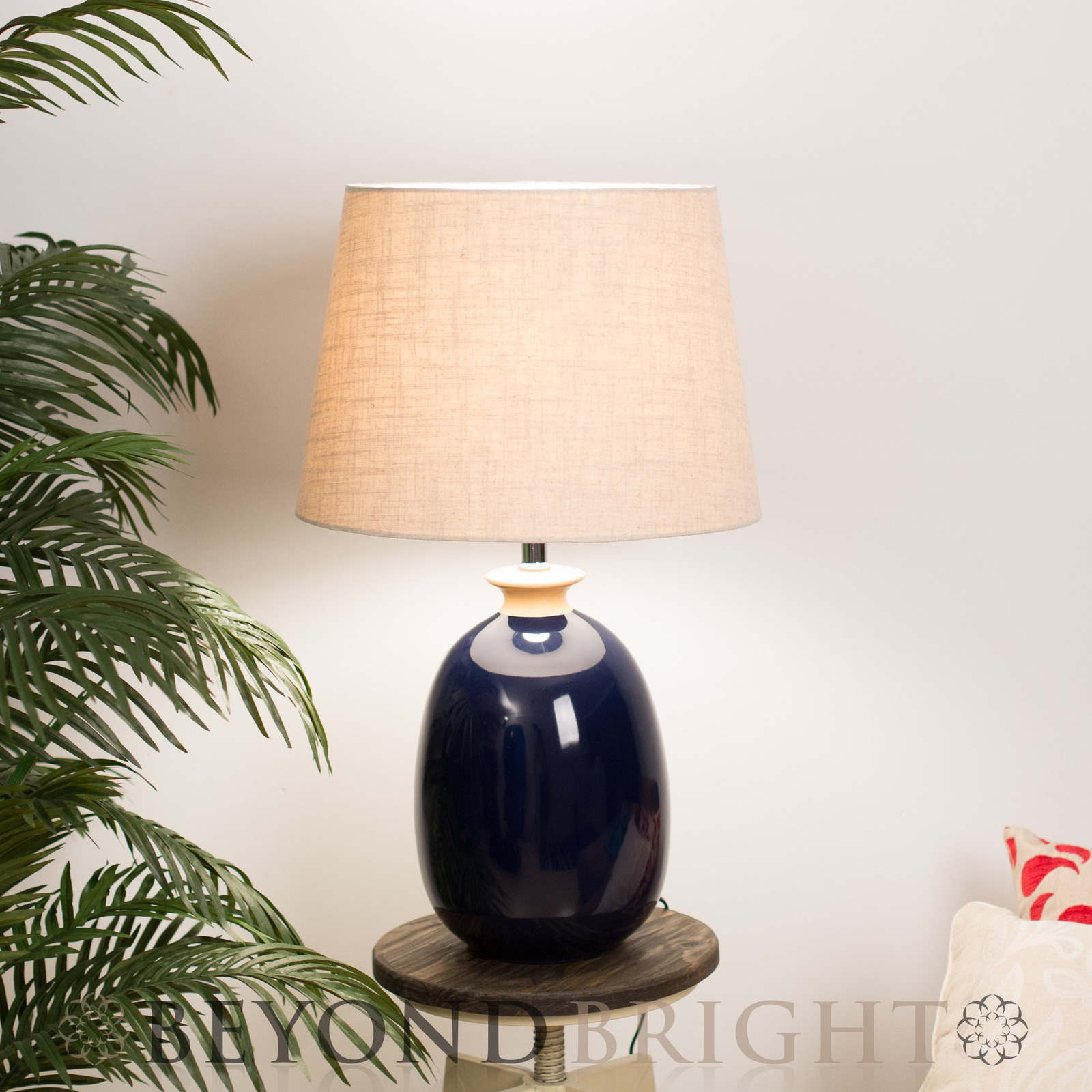 Sia Table Lamps Sia Geo Lamp - Bronze 57cm - Get Furnished