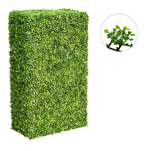 Large Artificial Portable Hedge - UV Stabalised - 2m x 1m x 25cm + 5cm Foliage - Boxwood