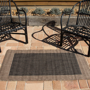 Suva Outdoor 67x230cm Runner Black Coffee 17/112