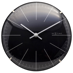 NeXtime Mini Dome Table Clock - Black