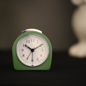 TFA Germany Retro Electronic Silent Alarm Clock - Green