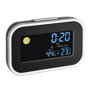 TFA Germany Digital Silent Alarm Clock w/ room climate