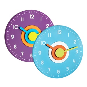 TFA Germany Polo Design Silent Wall Clock - Blue - 23cm