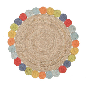 Piazza Flower Jute Rug