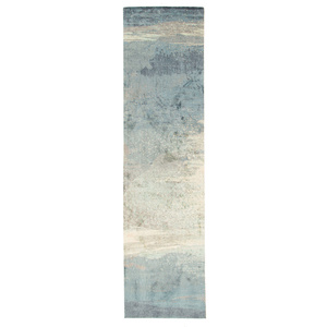 Urban Snow Storm Modern Runner - Blue