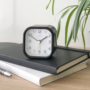 Toki - Liv Silent Sweep Alarm Clock - Black - 7cm
