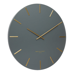 Luca Charcoal 40cm SILENT Wall Clock