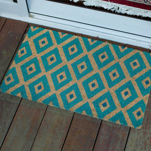 Door Mats:45x75cm Kimberley Blue