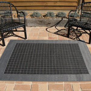 Suva Outdoor 67cmx25metre runner roll - Black Grey 405/212