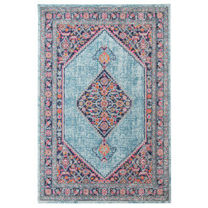 Whisper Diamond Rug - Blue