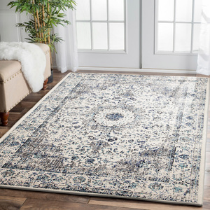 Evolve Mist Transitional Rug - White