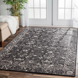Evolve Estella Transitional Rug - Charcoal