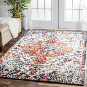 Evolve Carnival Transitional Rug - White