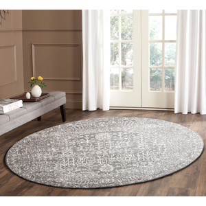 Evolve Homage Transitional Round Rug - Grey