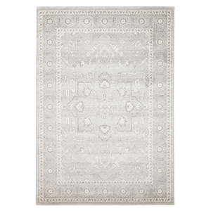 Evolve Flower Transitional Rug - Silver