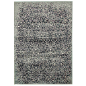 Mayfair Edge Rug - Denim