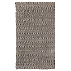 Fab Rugs Soft P.E.T. Floor Rug - Herringbone Black