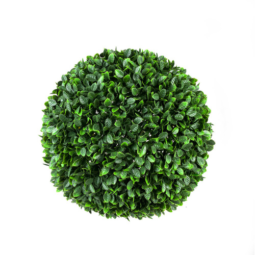 Large Artificial Topiary Ball - UV Stabalised - 48cm - Rose Hedge