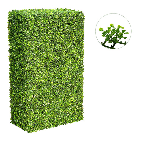 Large Artificial Portable Hedge - UV Stabalised - 2m x 1m x 25cm + 5cm Foliage - Boxwood