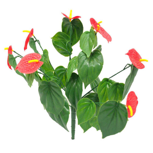 Red Anthurium Stem UV Stabalised - 35cm