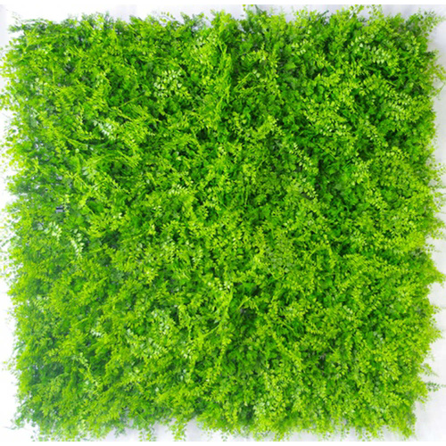UV Stabalised Artificial Green Wall Leaf Screens / Panels - 1m x 1m - Mediterranean Fern