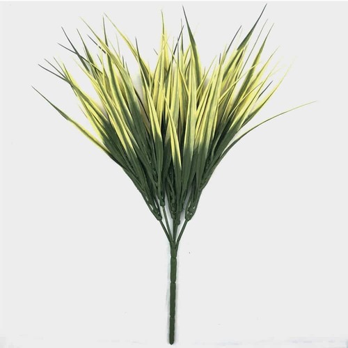 Yellow Tipped Grass Stem UV Stabalised - 35cm