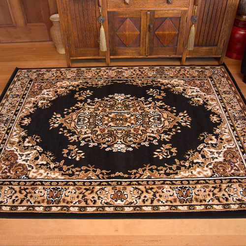 Allure 17135 - Black - 60x220cm Runner