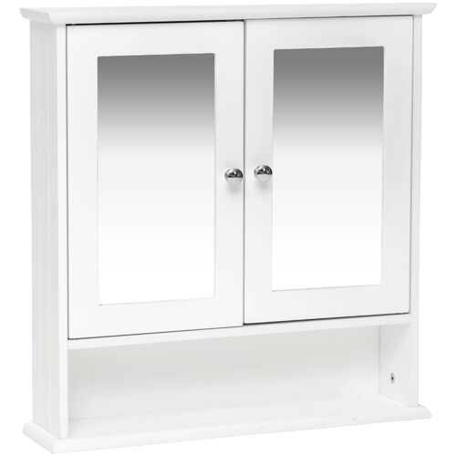 Maine Double Door Mirrored Bathroom Cabinet