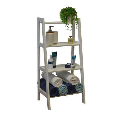 Maine Multi-Purpose Ladder Shelves - 4 Tier - 43x90cm
