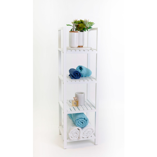 Maine Multi-Purpose Shelves - 4 Tier - 30x101cm