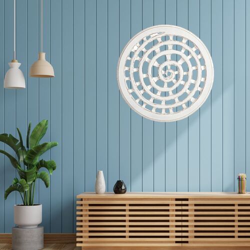 Round Tribal Wall Art 60 x1.5cm