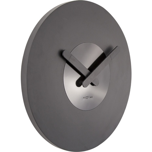 NeXtime Silent In Touch Wall Clock - Black - 39.5cm