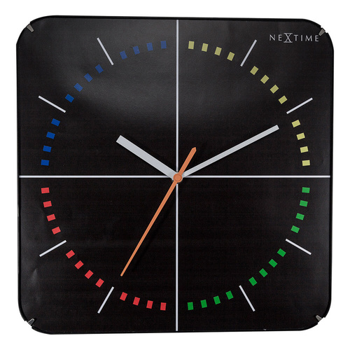 NeXtime 4 Seasons 35x35cm Square Wall Clock