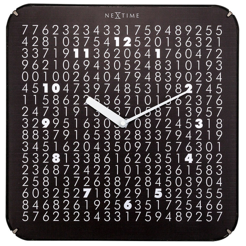 NeXtime Labyrinth 35x35cm Square Wall Clock