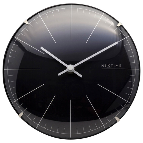 NeXtime Mini Dome Table Clock - Black
