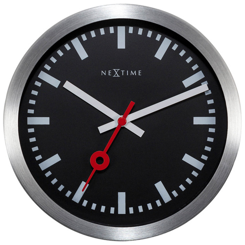 NeXtime Station Stripe Wall & Table Clock - Black