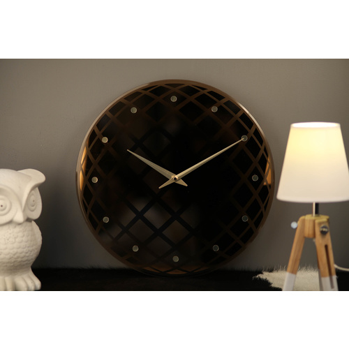 NeXtime Silent Pendula - Round - Copper Wall Clock - 43cm